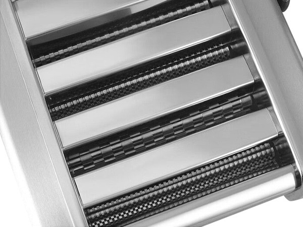 Kurflo製麺機 電動パスタマシン 2カッター 家庭用 304ステンレス製