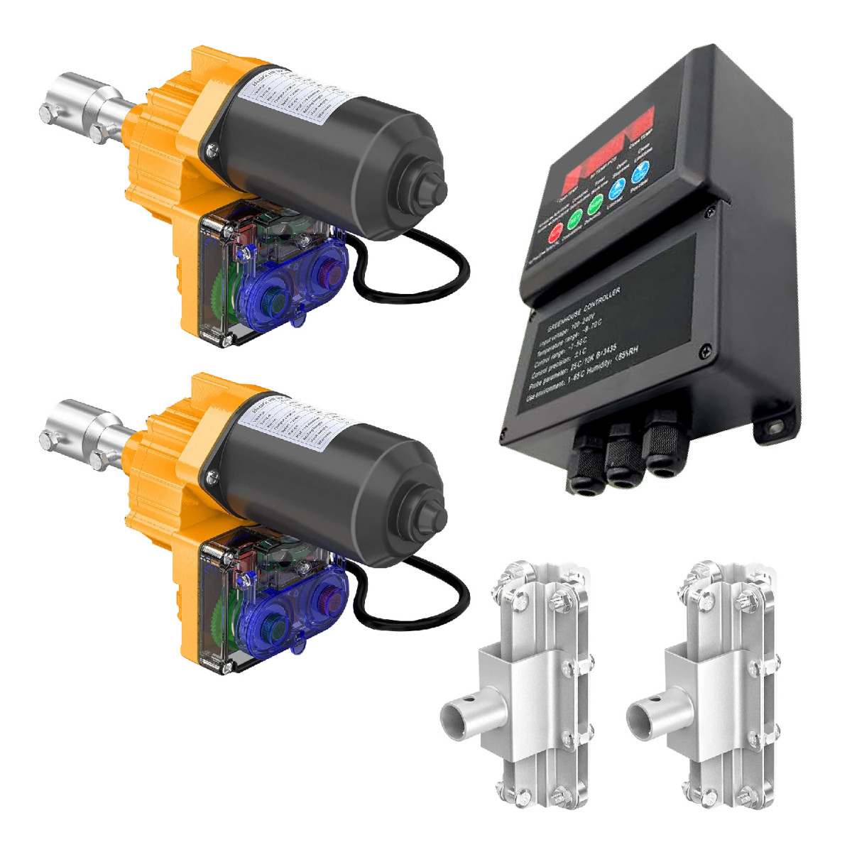 ビニールハウス用 自動巻き上げ機 自動温度制御 -9〜70℃温度検出