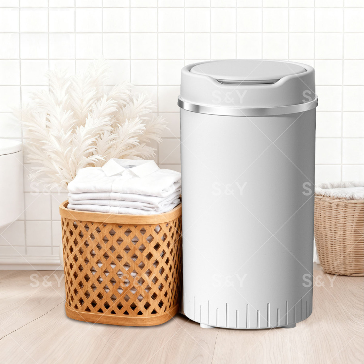 小型 コンパクト脱水機 4kg ステンレス槽 改良型 家庭用 脱水専用機