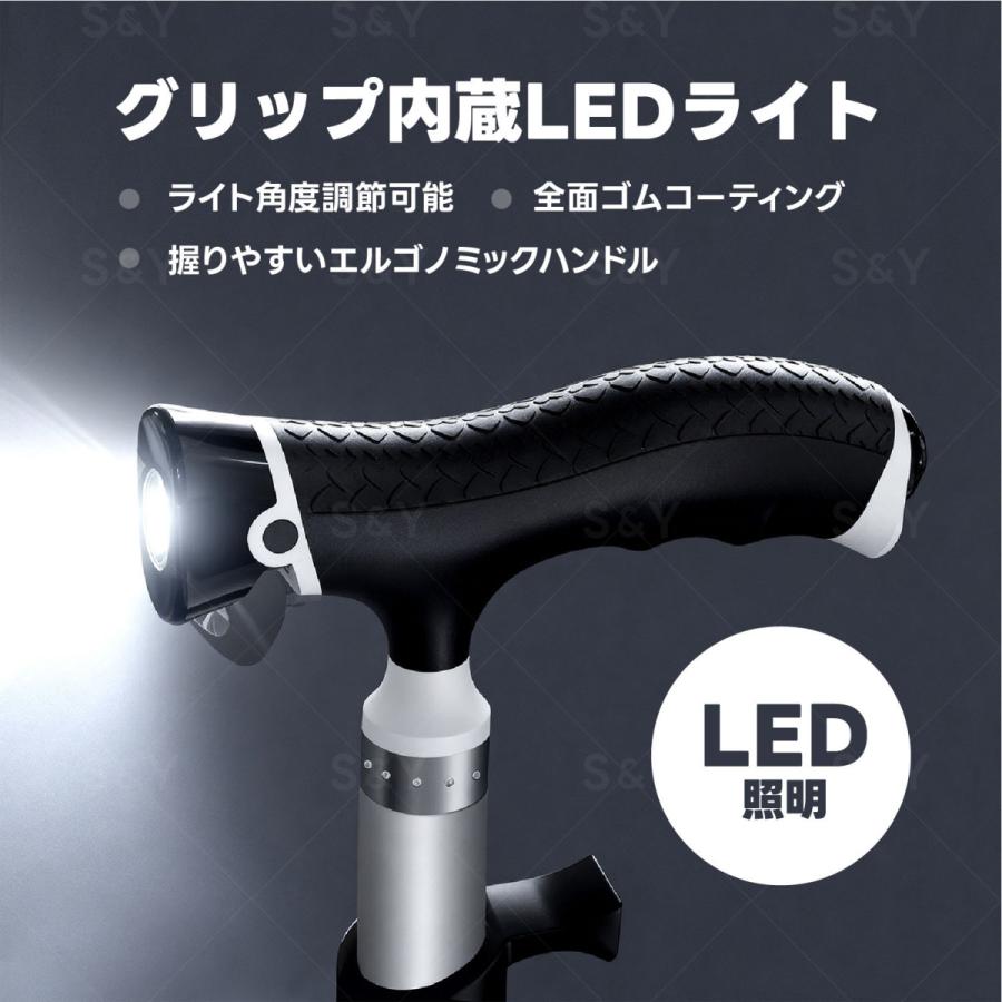 Kurflo ステッキチェア 折りたたみ式 杖椅子 耐荷重100kg 軽量
