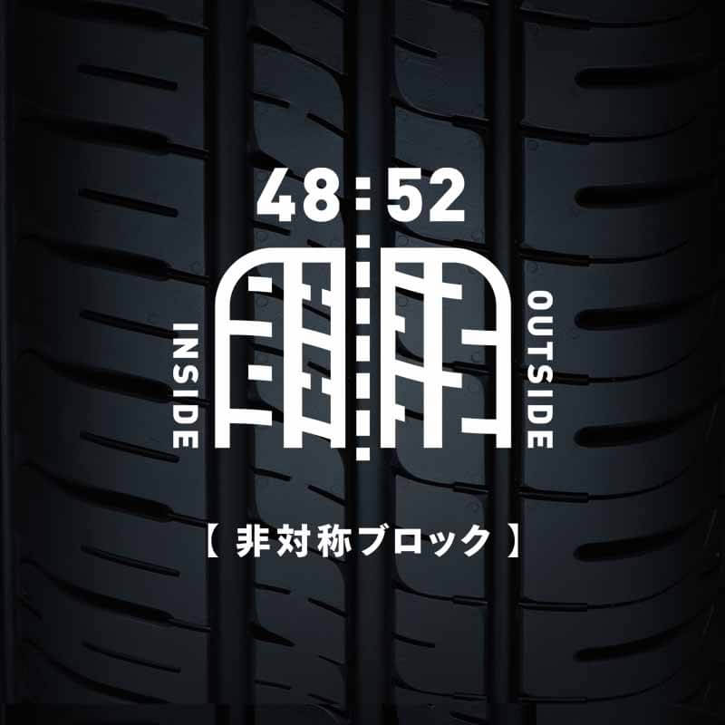 205/65R16 4本 H 4リブパターン サマータイヤ 低燃費タイヤ 夏タイヤ 205 65 16インチ DUNLOP/ダンロップ エナセーブ EC204の画像