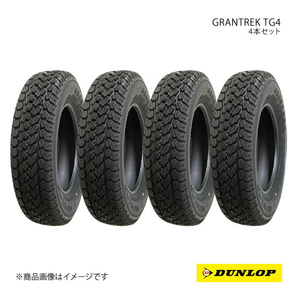 195R15 4本 8PR 小型トラック・バン用 オフロードタイヤ 夏タイヤ 195 15 インチ DUNLOP/ダンロップ GRANDTREK TG4