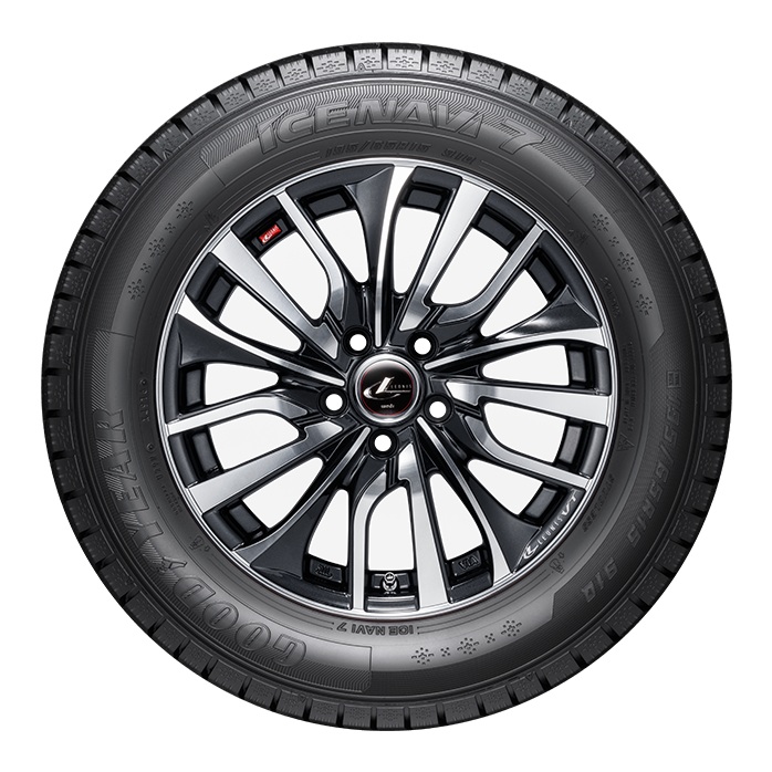 215/55R16 93Q スタッドレス タイヤ 4本 ICE NAVI 7 アイスナビ7 215 55 16インチ GOODYEAR グッドイヤー 5539688×4の画像