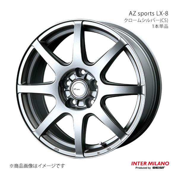 【16インチ 5H 114.3 6.5J +53】オデッセイ（ハイブリッド含む） RC系 2013/11〜2022/9 ホイール1本 AZ sports LX-8 DGM インターミラノ