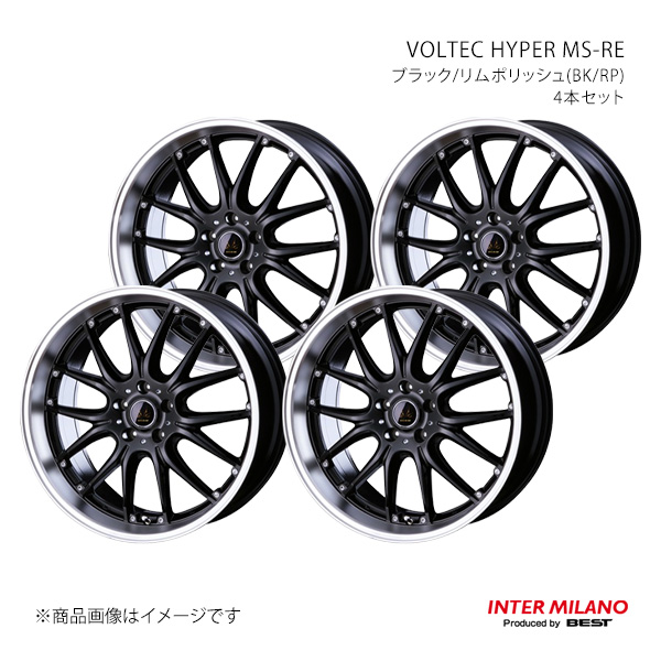 20インチ 5H 114.3 8.5J +38】ホイール4本セット VOLTEC HYPER MS-RE 
