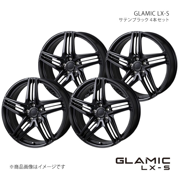 20インチ 5H120 8.5J +28 サテンブラック 球面座】アルミホイール4本