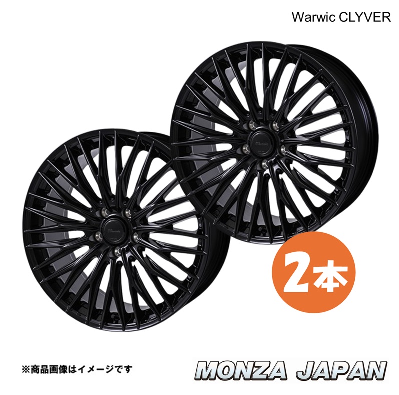 【19×8.0J 5-114.3 INSET42 GBK】RAV4 AXAH52/54/MXAA52/54 アルミホイール 2本 MONZA JAPAN CLYVER ワーウィック クライヴァー RV-25×2