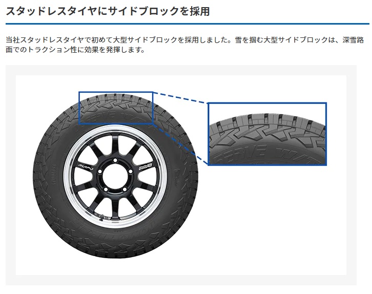スタッドレス タイヤ LT225/75R16 103/100Q 4本 OBSERVE W/T-R TOYO 