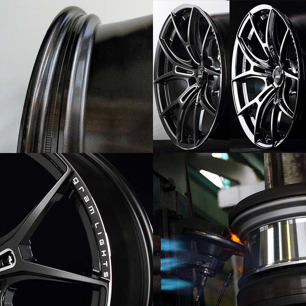 【18インチ 5H114.3 7.5J +50】ホイール4本セット F/R共用 ZR-V RZ4 グラムライツ 57FXZ AAC RAYS/レイズ 品番:58158755095AAC×4の画像
