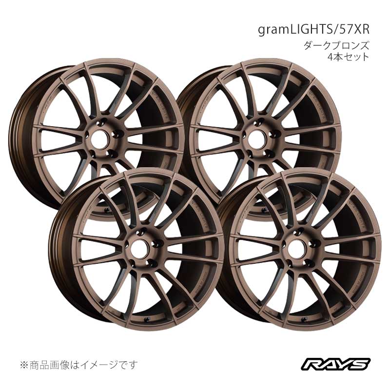 RAYS 【18インチ 5H114.3 9.5J +12】ホイール4本セット F/R共用 GR