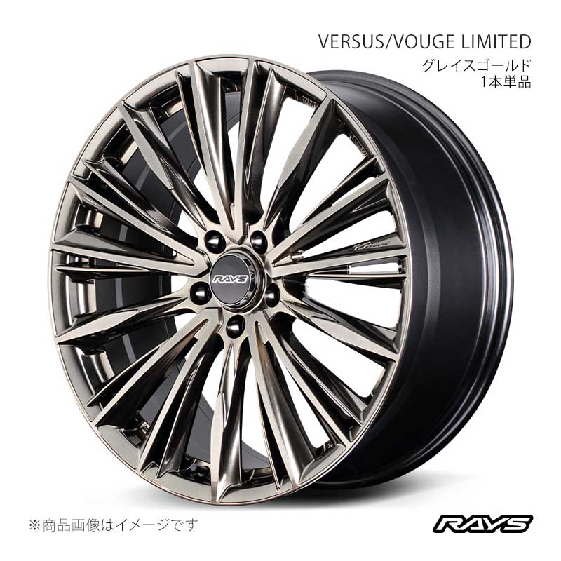 【18インチ 5H114.3 7J +48】ホイール4本 F/R共用 クラウンクロスオーバー AZSH35 VOUGE リミテッド GG RAYS/レイズ 品番:12318704895GG×4