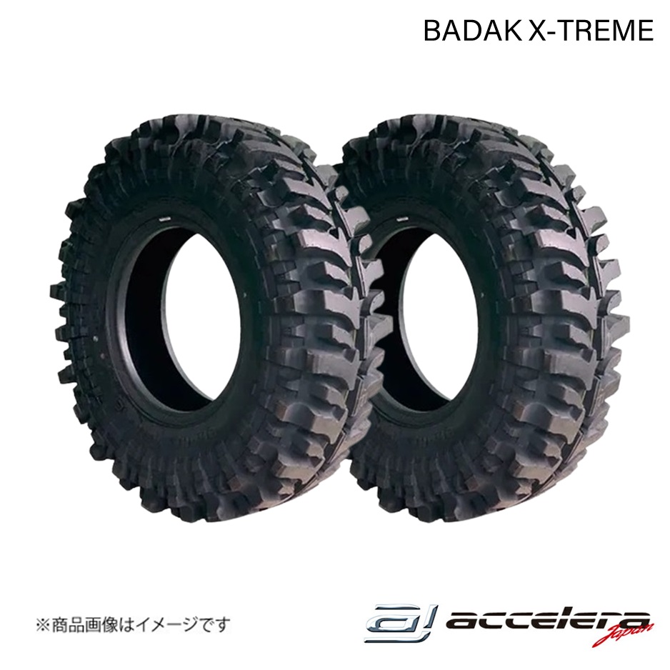 33×10.50-15 LT 115L タイア 2本 266 86 15 BADAK X-TREME オフロードタイア ACCELERA アクセレラ タイヤ、ホイール-自動車-車、バイク、自転車