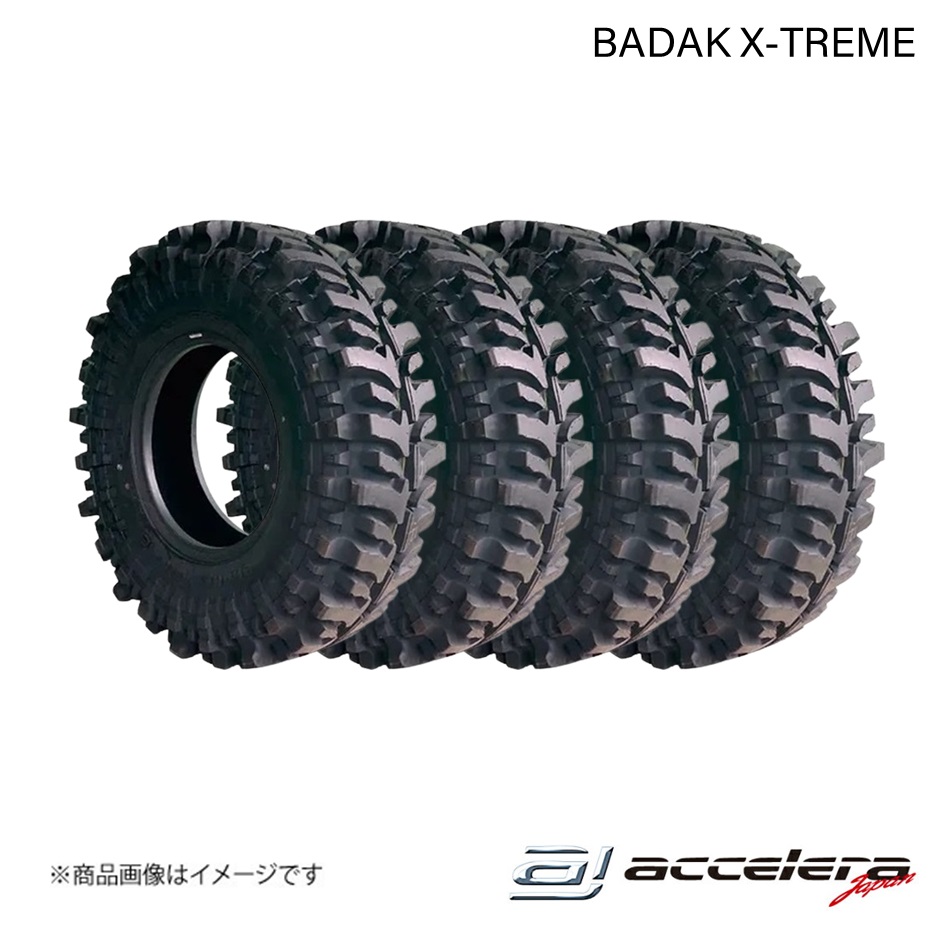 31×10.50-15 LT 110N タイヤ 4本 266 76 15 BADAK X-TREME オフロードタイヤ ACCELERA アクセレラ