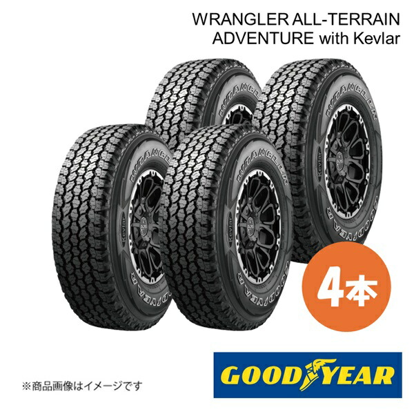 EAGLE F1 - 265/65R18 114T 4本 夏タイア 朱夏タイア 265 65 18 WRANGLER ALL-TERRAIN ADVENTURE with Kevlar GOODYEAR グッドイヤー 05527419×4 ラジアルタイヤ、夏タイヤ-自動車