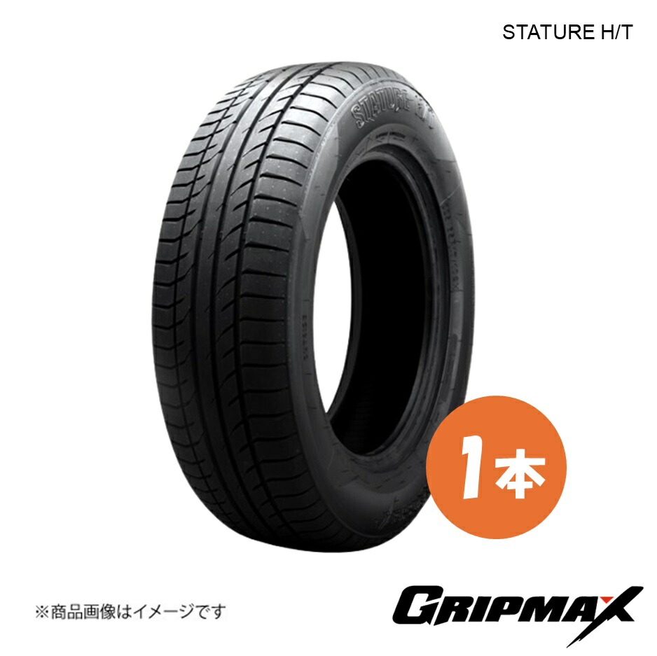 225/50R18 99W XL タイヤ 1本 ブラックサイドウォール STATURE H/T 225 50 18 GRIPMAX/グリップマックス 6996779054181