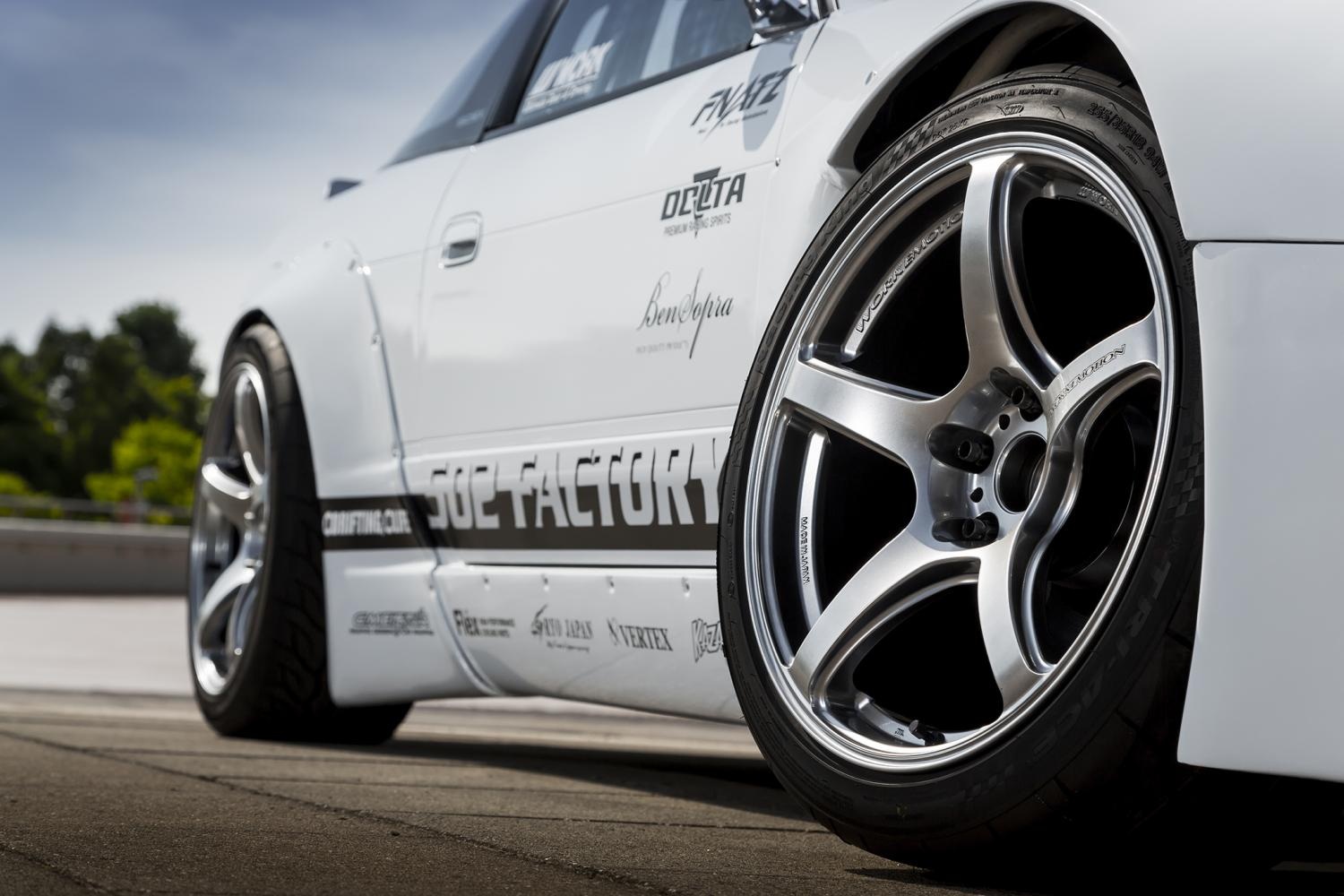 【17インチ 5H114.3 8.0J+45 ICW】ホイール 1ピース 2枚 RX−8 LA-SE3P ワークエモーションT5R WORK EMOTION T5R ワーク WORKの画像