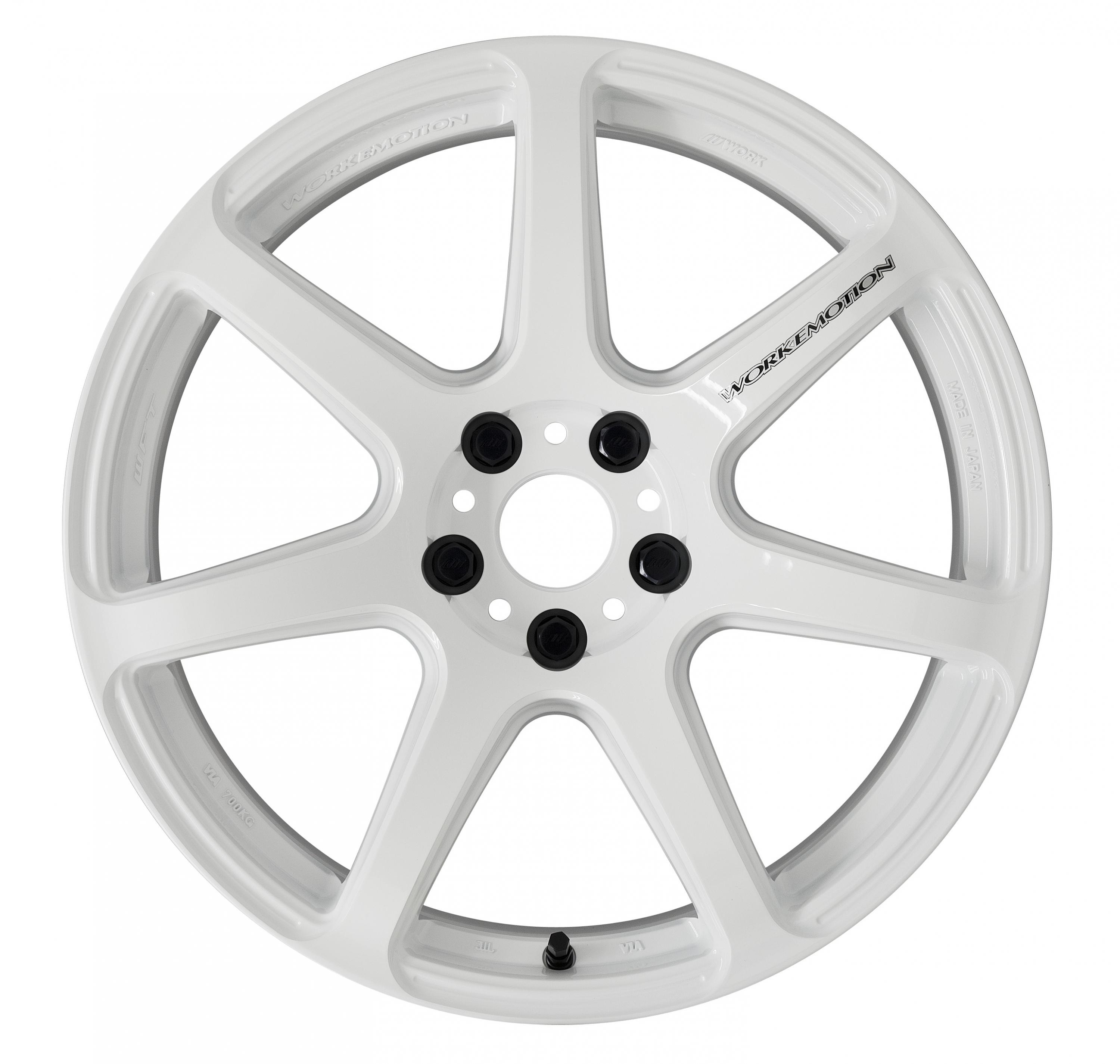 【18インチ 5H112 7.5J+38 WHT】ホイール 1ピース 2枚 (S206) C220d stationwagon 3CA-206204C ワークエモーションT7R WORKの画像