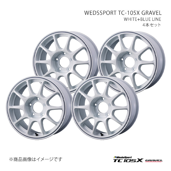 【15インチ 5H100 7J +35】アルミホイール4本セット カローラスポーツ 210系/A10系 TC105X GRAVEL WHT 0073967×4