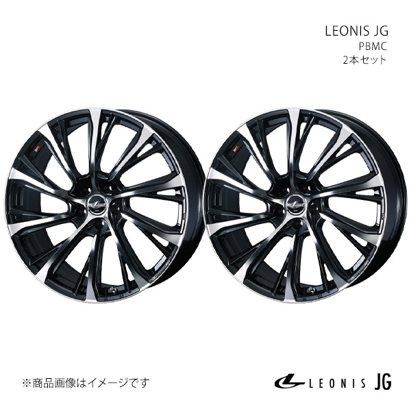 WEDS - 【21in 5H 114.3 7.5J +34】車輪2本仕掛ける LEONIS レオニス PBMC 0042251×2 タイヤ、ホイール-車、バイク、自転車-自動車