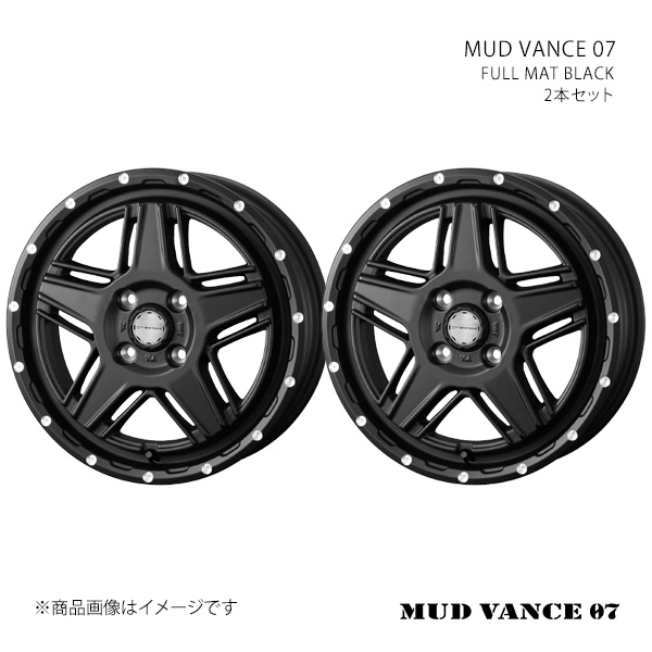 【12インチ 4H 100 4.0J +40】ホイール2本セット WEDS ADVENTURE ウェッズ アドベンチャー FULL MAT BLACK 0040528×2