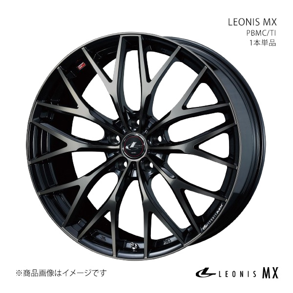 【18インチ 5H114.3 8.0J +42】ホイール1本単品 JEEP パトリオット MK74 LEONIS MX パールブラックミラー 0037441