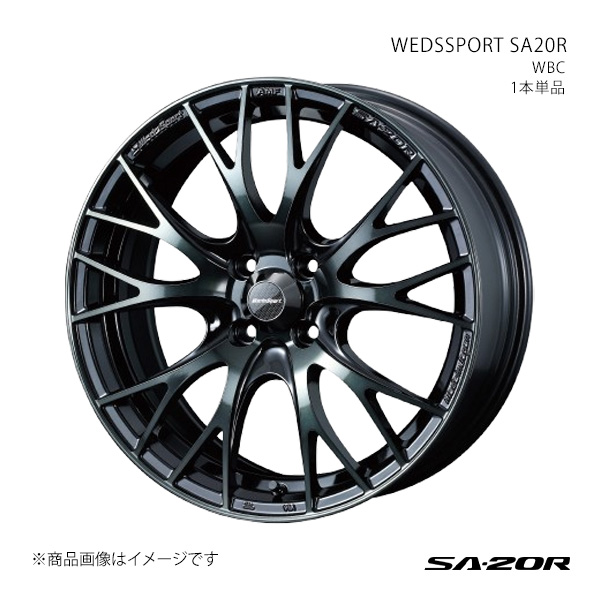 【15インチ 4H 100 6.0J +38】ホイール1本単品 WEDSSPORT ウェッズスポーツ WBC 0072776