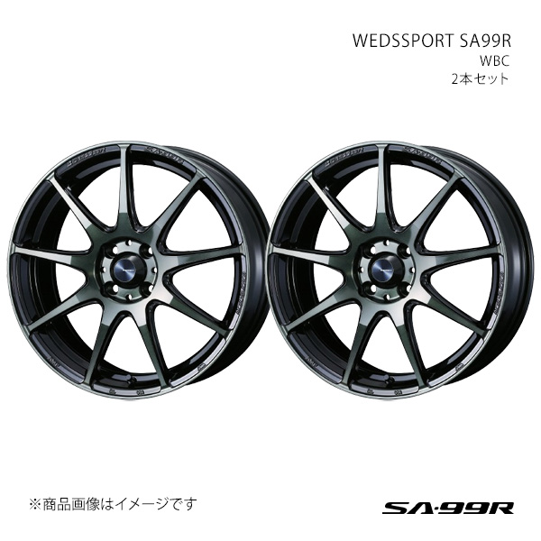 【15インチ 4H 100 6.0J +48】ホイール2本セット WEDSSPORT ウェッズスポーツ WBC 0073864×2