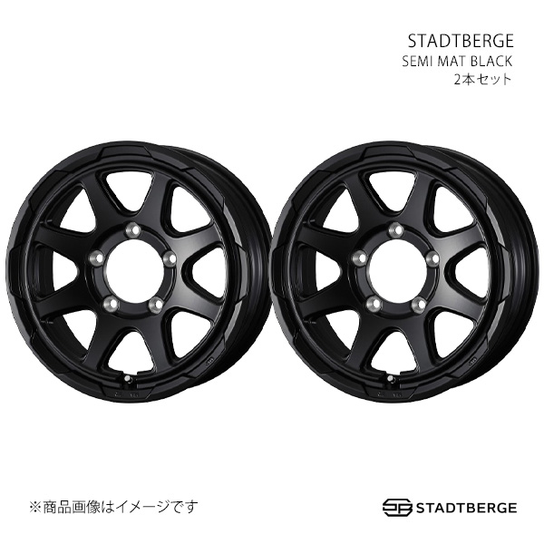 【16インチ 5H 139.7 6.0J -5】ホイール2本セット WEDS ADVENTURE ウェッズ アドベンチャー SEMI MAT BLACK 0042465×2
