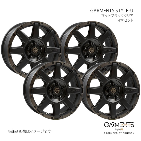 WEDS - 【17in 5H 114.3 7.0J +35】車輪4本仕掛ける CROSSOVER クロスオーバー マットブラッククリア 0040460×4 車、バイク、自転車-アルミホイール-タイヤ、ホイール