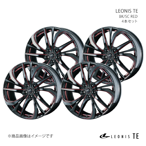 【18インチ 5H100 7.0J +47】ホイール 4本セット BRZ ZC6(4ポットキャリパー除く) LEONIS TE BKMC 0038773×4