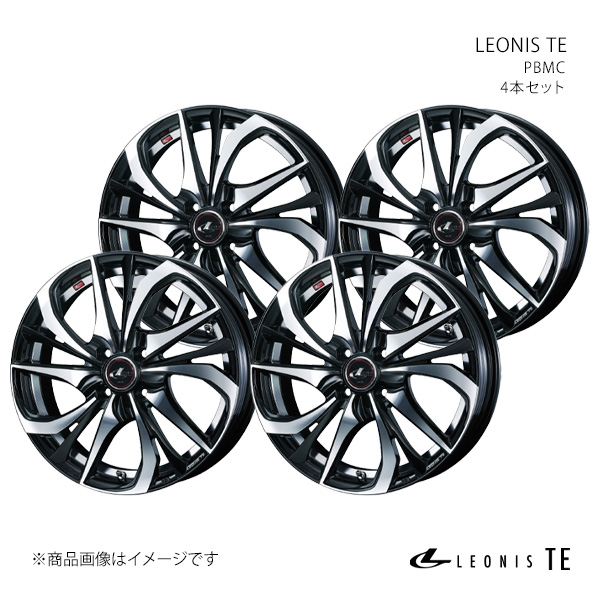 【15インチ 4H 100 4.5J +45】ホイール4本セット LEONIS レオニス PBMC 0038741×4