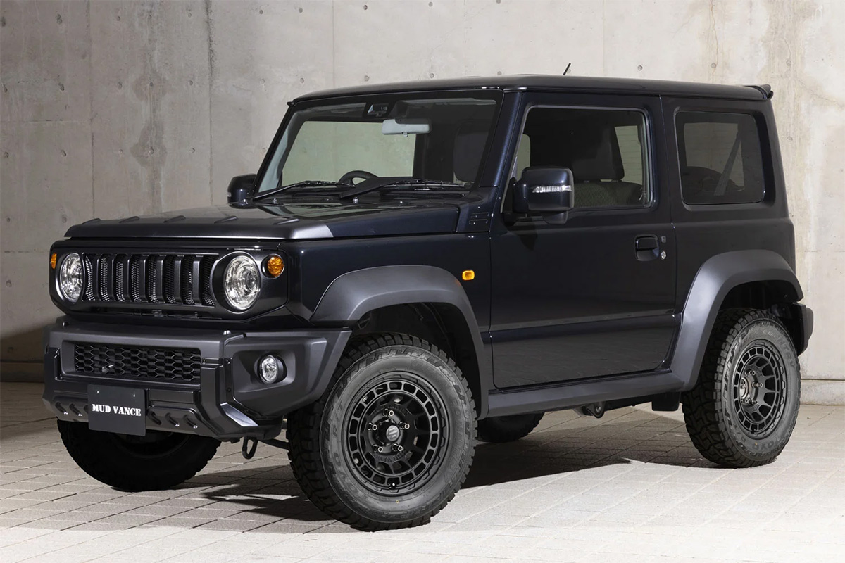 【14インチ 4H 100 4.5J +45】ホイール4本セット WEDS ADVENTURE ウェッズ アドベンチャー FULL MAT BLACK 0041543×4の画像