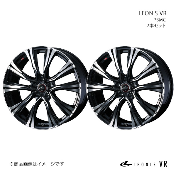 【15インチ 5H 114.3 6.0J +43】ホイール2本セット LEONIS レオニス PBMC 0041216×2