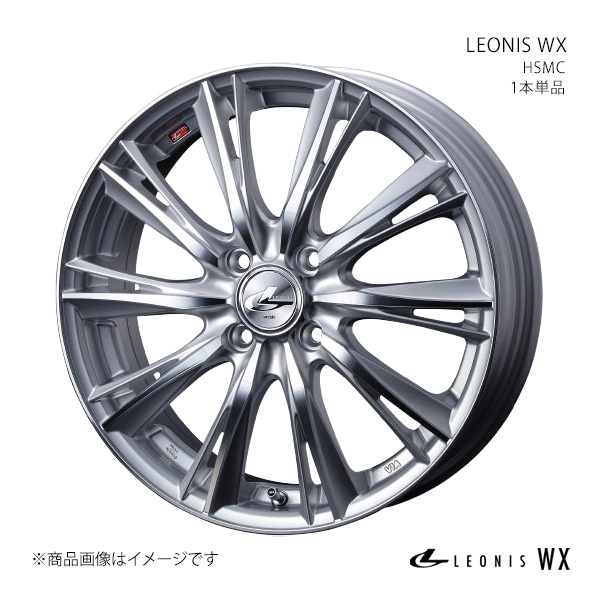 【15インチ 4H 100 4.5J +45】ホイール1本単品 LEONIS レオニス HSMC 0033859
