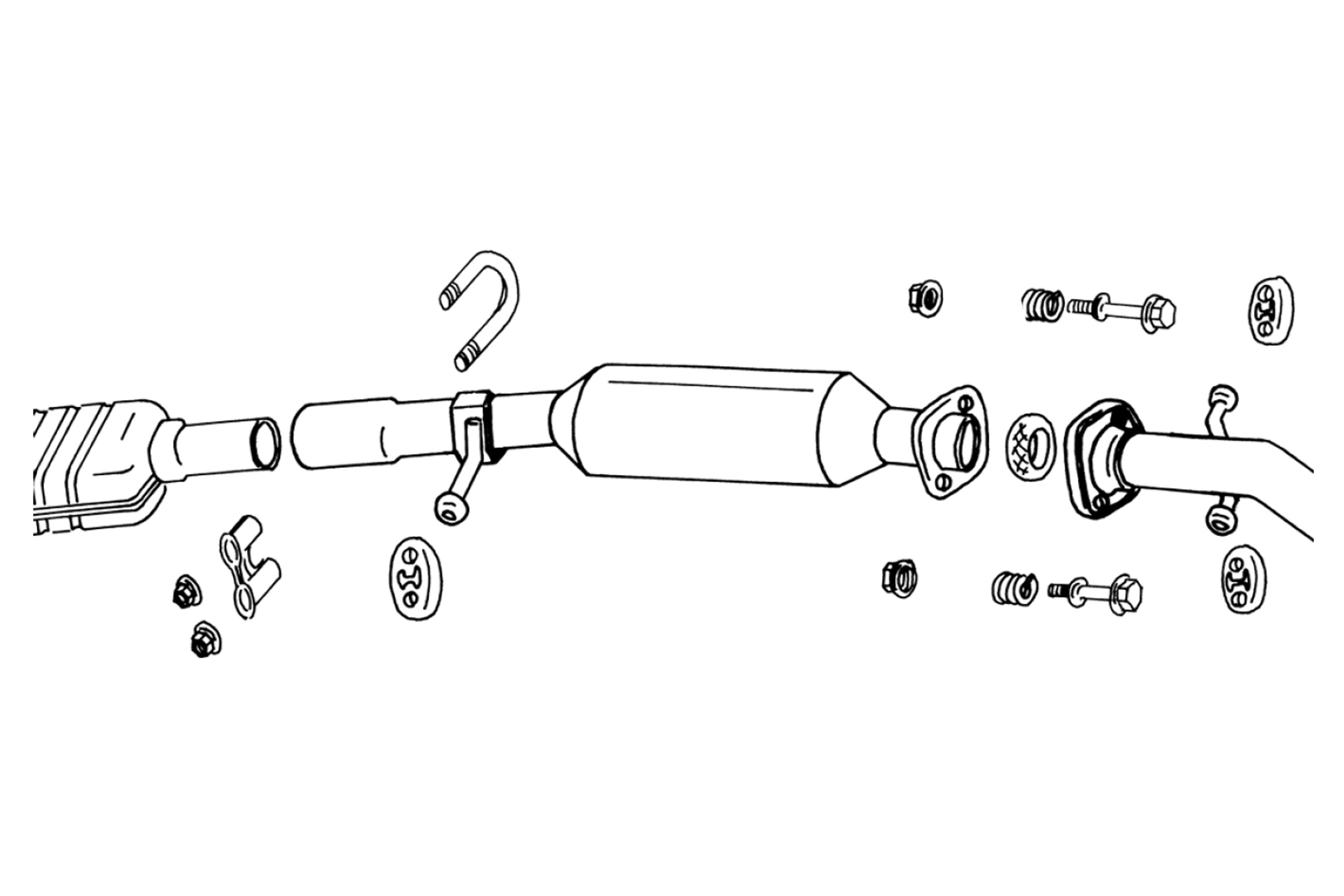 FUJITSUBO/フジツボ センターパイプ POWER Getter CENTER PIPE アルテッツァ RS200 MT GF-SXE10 1998.10〜2001.5 510-23811