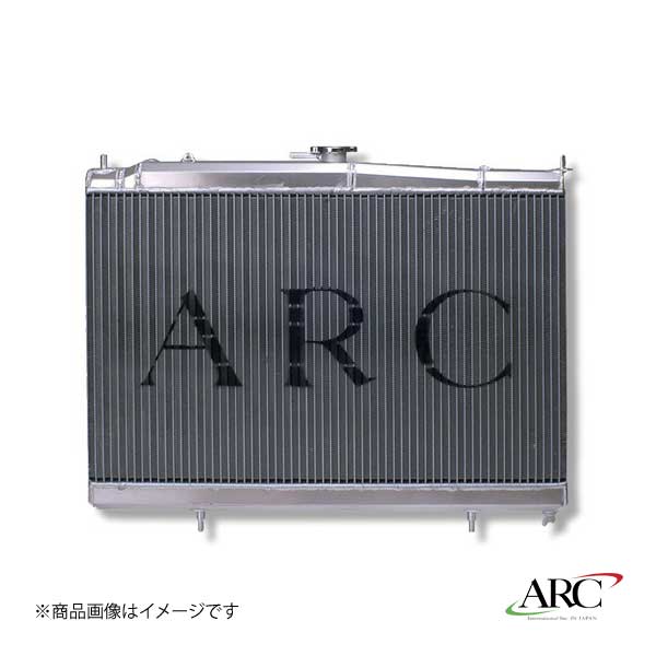 ARC Brazing エーアールシーブレージング ラジエーター アルミ スカイラインGT-R BNR32 SMC55 55mm 冷却 1N014-AA071