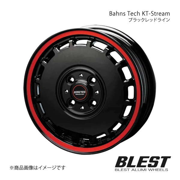 Bahns Tech KT-Stream デイズ B21W アルミホイール 1本 【14×4.5J 4-100 +45 ブラックレッドライン】｜syarakuin-shop