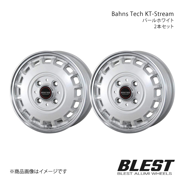 Bahns Tech KT Stream ハイゼットカーゴ S321V/331V アルミホイール 2本セット 【12×4.0B 4 100 +43 パールホワイト】 :ble qq e h 3194s:車楽院