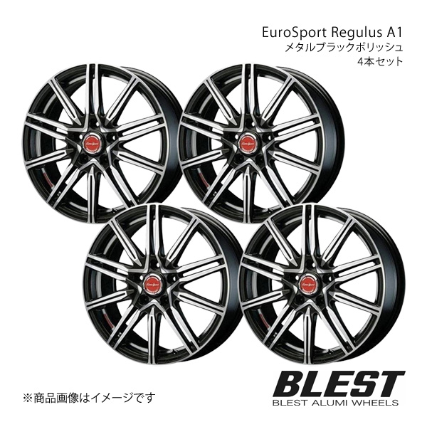 EuroSport Regulus A1 デイズルークス B21A アルミホイール 4本セット 【16×5.0J 4 100 +45 メタルブラックポリッシュ】 :ble qq e h 7716s:車楽院