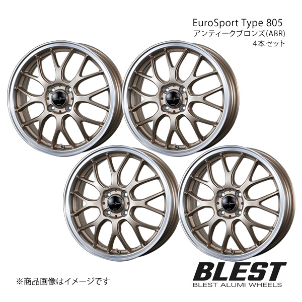 EuroSport Type 805 タント LA600S/610S アルミホイール 4本セット 【16×5.0J 4 100 +45 アンティークブロンズ(ABR)】 :ble qq e h 8325s:車楽院