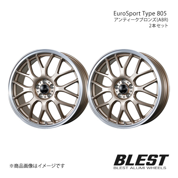 EuroSport Type 805 レガシィアウトバック BP アルミホイール 2本セット 【18×7.0J 5 100 +48 アンティークブロンズ(ABR)】 :ble qq e h 5409s:車楽院