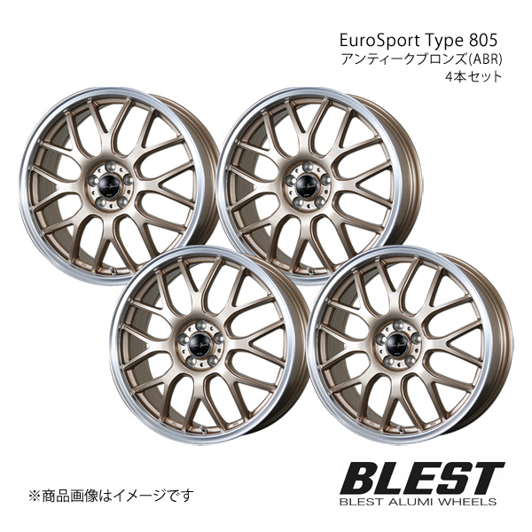 ブレスト ユーロスポーツ タイプ805 アルミホイール 4本 インプレッサ