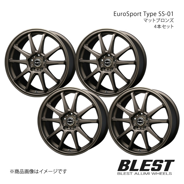 EuroSport Type SS 01 レガシィアウトバック BP アルミホイール 4本セット 【17×8.0J 5 100 +45 マットブロンズ】 :ble qq e h 8788s:車楽院