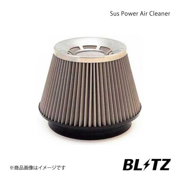 BLITZ エアクリーナー SUS POWER フィットハイブリッドGP5,GP6 ブリッツ