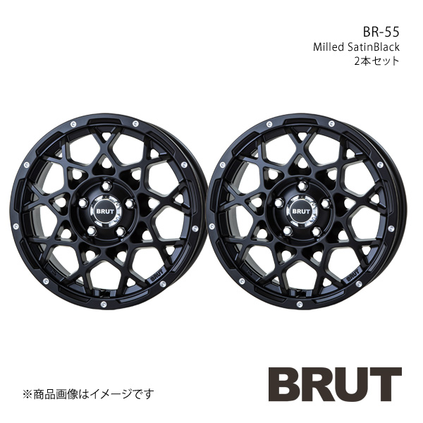 BRUT ブルート BR-55 デリカD：5 CV系 アルミホイール2本セットTRISTAR トライスター