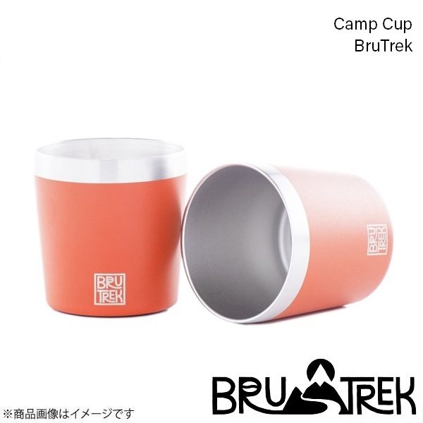 BruTrek ブルトレック キャンプカップ コーヒーカップ コップ レッド 約240ml Camp Cup Red Rock CC1008｜syarakuin-shop