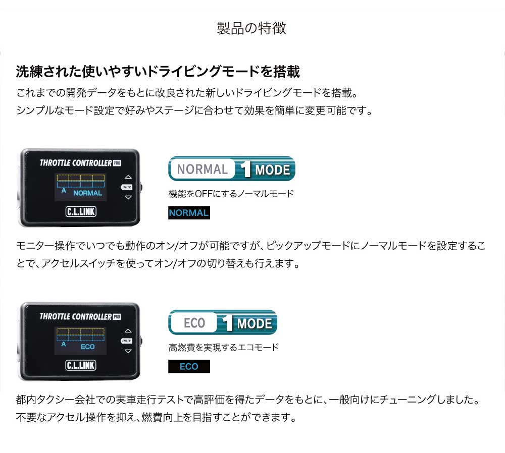 C.L.LINK シーエルリンク スロットルコントローラー Pro OBD C.L.LINK シーエルリンク スロットルコントローラー Pro OBD