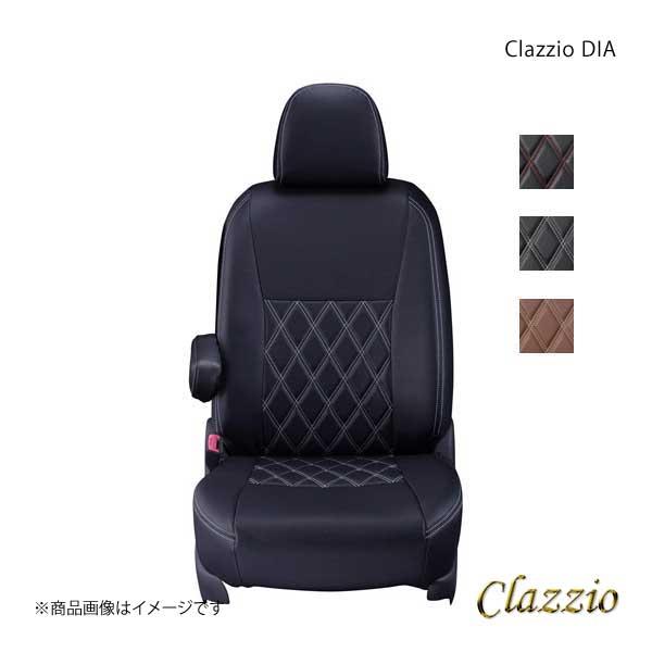 Clazzio/クラッツィオ クラッツィオ ダイヤ ED-6580 ブラック×ホワイトステッチ ミラ イース LA350S/LA360S｜syarakuin-shop
