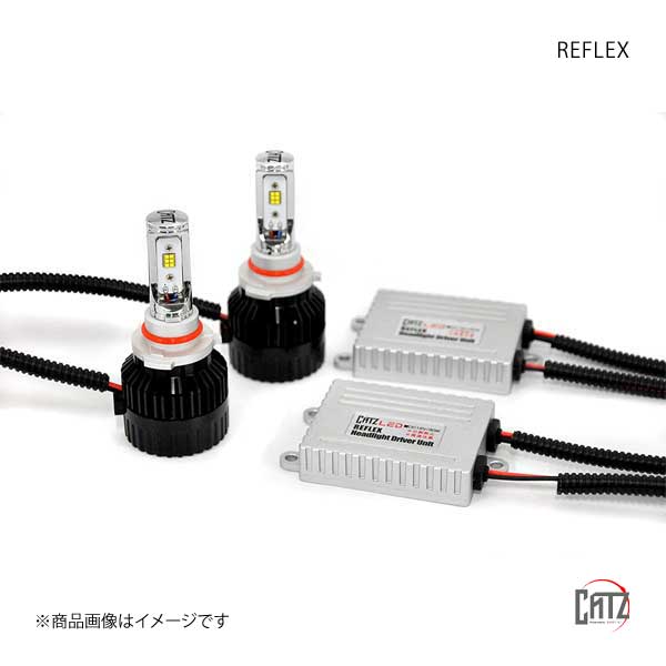 CATZ キャズ REFLEX LEDヘッドライト コンバージョンキット ヘッドランプ(Hi) HB3/HB4/HIR2 マーク2 JZX10#/GX100 H8.9〜H12.10 CLC13｜syarakuin-shop