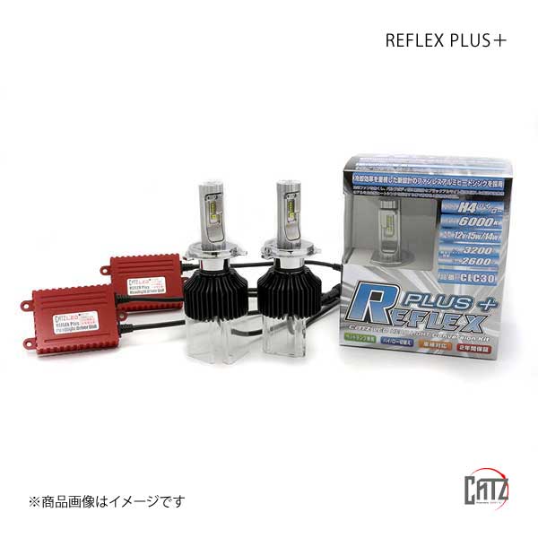 CATZ REFLEX PLUS+ LEDヘッドライト コンバージョンキット H4H/L(ハイロー切替) パジェロミニ H53A/H58A H13.10-H15.9 CLC30｜syarakuin-shop